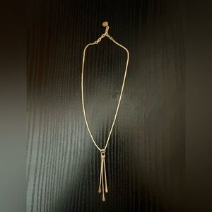 Twisted silver necklace